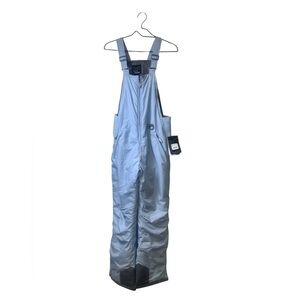 Arctic Quest Women Snow Bibs Light Insulated Ski Pants Waterproof NWT Small Blue